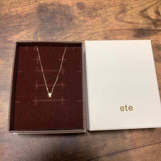 エテ(ete)のete エテ K10YG プルーフ ネックレス Y(ネックレス)