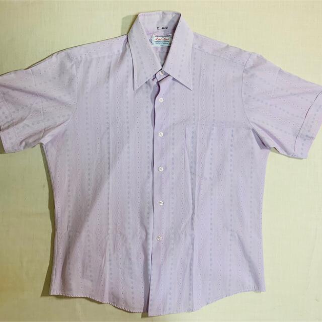 ビンテージ  ARROW ドレスシャツ 70年代 半袖シャツ ストライプ