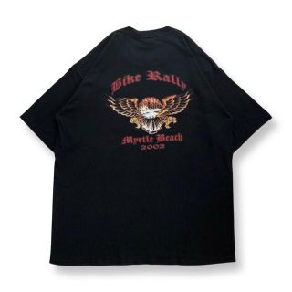 ハーレーダビッドソン(Harley Davidson)の【00s】 myrtle beach イーグル 半袖Tシャツ USA製 2XL(Tシャツ/カットソー(半袖/袖なし))
