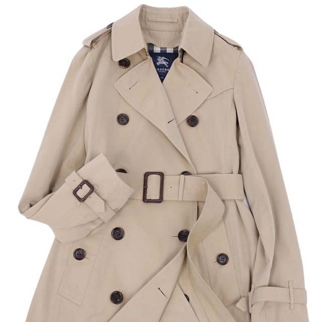 BURBERRY(バーバリー)のバーバリー ロンドン トレンチコート コットン100％ 裏チェック アウター レディースのジャケット/アウター(ブルゾン)の商品写真