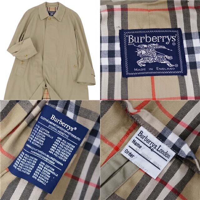 BURBERRY(バーバリー)のバーバリー コート 英国製 ステンカラー バルマカーン メンズ メンズのジャケット/アウター(ステンカラーコート)の商品写真