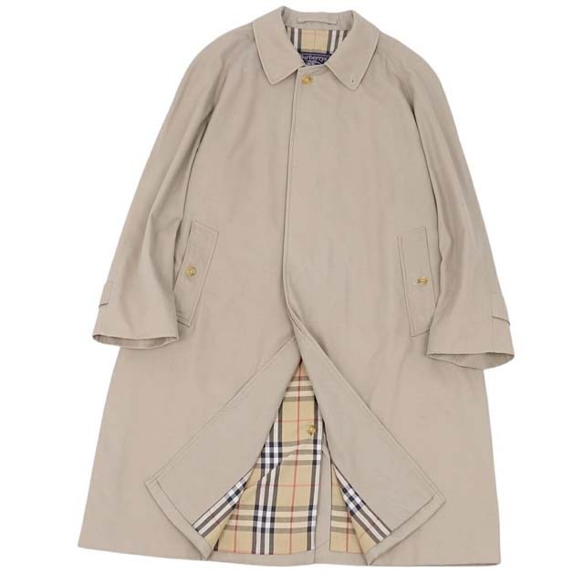 BURBERRY(バーバリー)のバーバリー コート 英国製 ステンカラー バルマカーン メンズ 裏チェック メンズのジャケット/アウター(ステンカラーコート)の商品写真