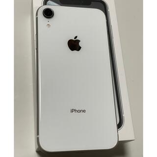 アップル(Apple)のiPhone xr 128GB ホワイト(スマートフォン本体)