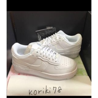 ナイキ(NIKE)の厚底　24.0 ナイキ　フォース1 エアフォースワン シャドウ ロウ AF1(スニーカー)