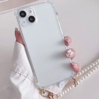 《新品未使用・早い者勝ち》高見え 大人かわいい♪ iPhoneパールストラップ (その他)