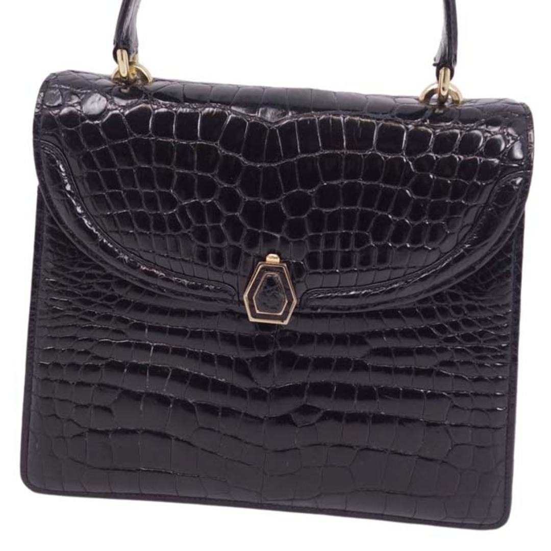 Crocodile - クロコダイル バッグ ハンドバッグ シャイニー Crocodile - クロコダイル バッグ ハンドバッグ シャイニー