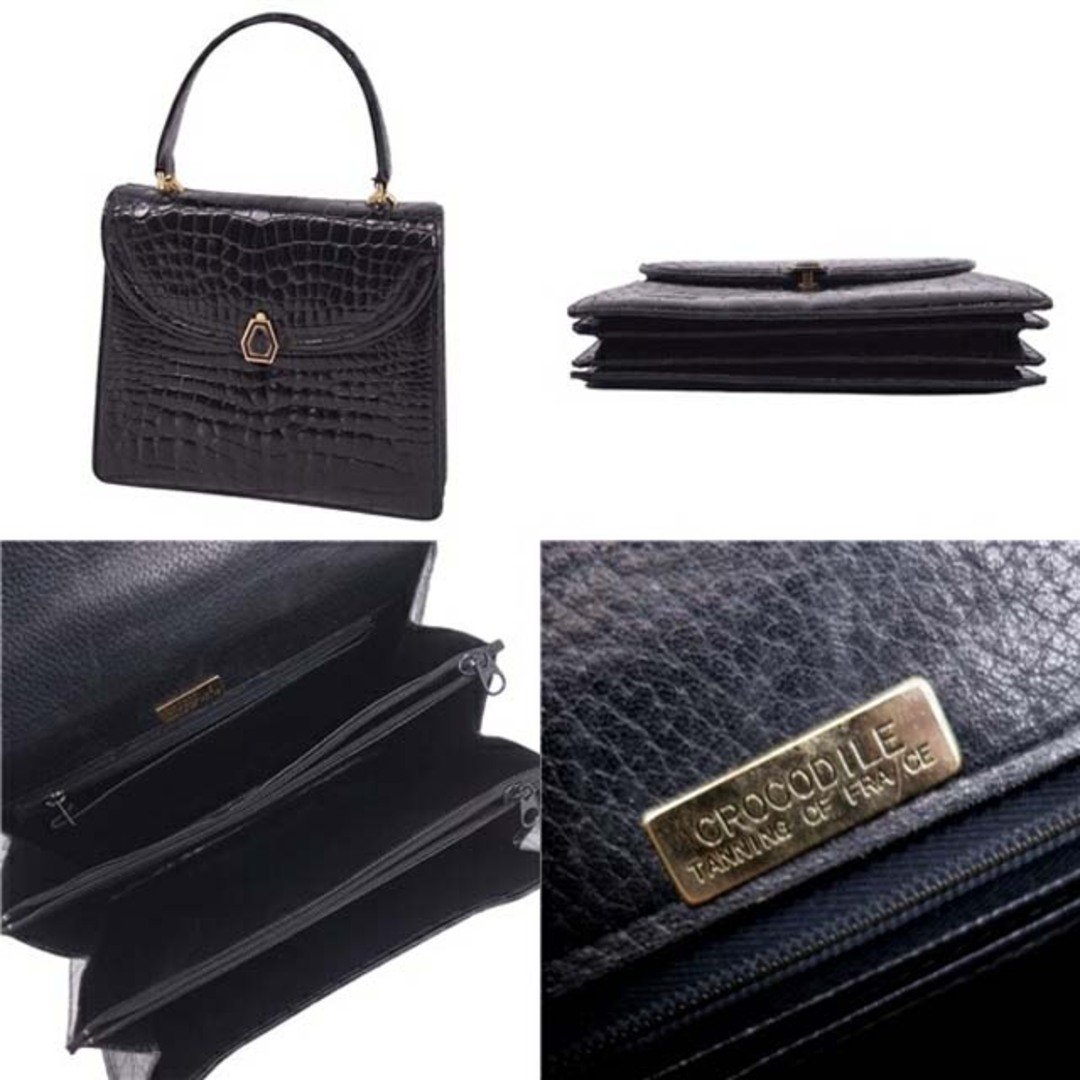 Crocodile - クロコダイル バッグ ハンドバッグ シャイニー Crocodile - クロコダイル バッグ ハンドバッグ シャイニー