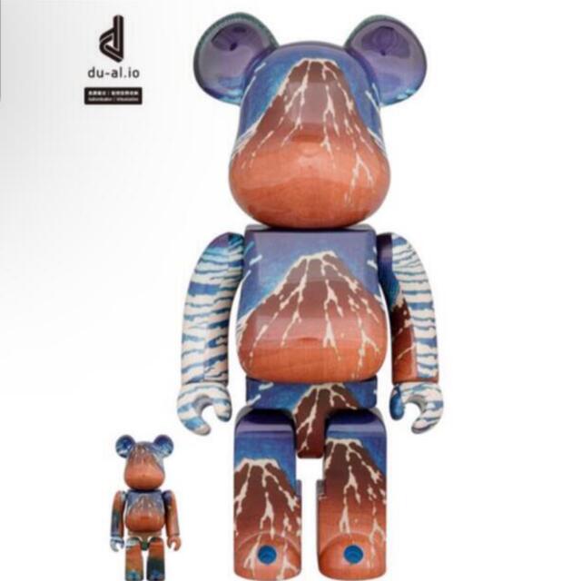 注目ブランド BE@RBRICK - ベアブリック 葛飾北斎 100% & 400
