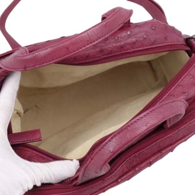 OSTRICH - オーストリッチ バッグ 2way ハンドバッグ ショルダーバッグ