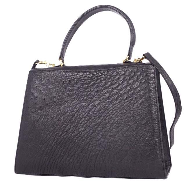 OSTRICH - オーストリッチ バッグ 2way ハンドバッグ ショルダー OSTRICH - オーストリッチ バッグ 2way ハンドバッグ ショルダー