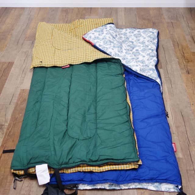 コールマン スリーピング バッグ お布団 シュラフ 2個セット 封筒型 寝袋 | フリマアプリ ラクマ