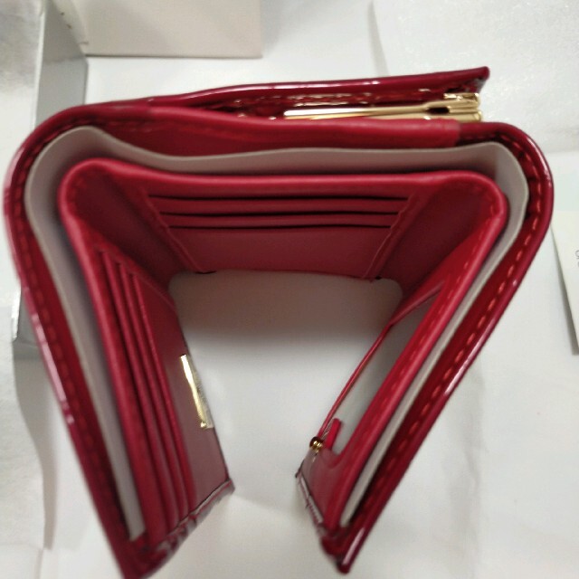 ヴィヴィアンウエストウッド 三つ折り財布 レッド がま口 新品未使用
