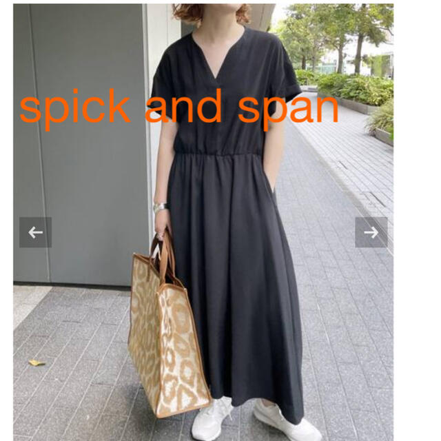 新品spick and span ドビークロスサックドレス