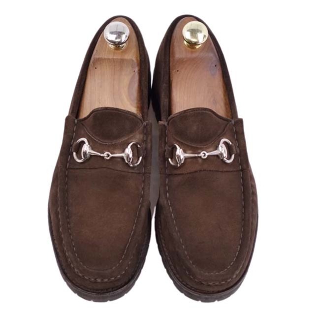 グッチ ローファー モカシン ホーズビット スウェード シューズ グッチ ローファー モカシン ホーズビット スウェード シューズ