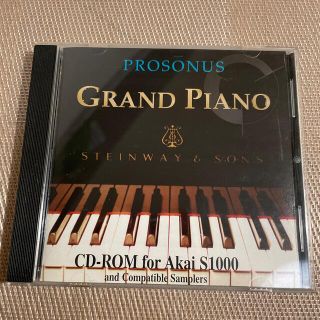 サンプリングCD-ROM AKAI PROSONUS GRAND PIANO(ソフトウェア音源)