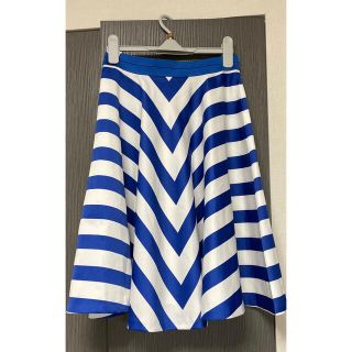 ピンキーアンドダイアン ひざ丈スカート(ブルー・ネイビー/青色系)の