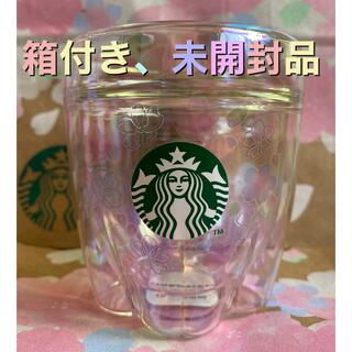スターバックスコーヒー(Starbucks Coffee)のスターバックス　SAKURA2022耐熱グラスオーロラ237ml スタバ　カップ(グラス/カップ)