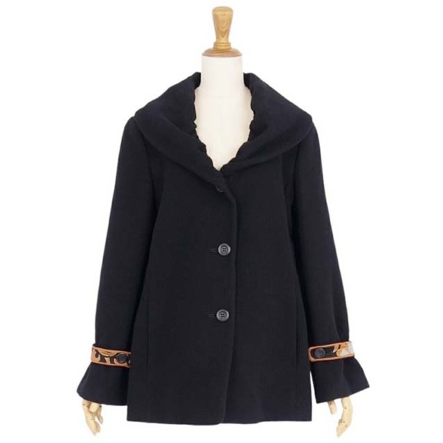 LEONARD - レオナール コート カシミヤ シルク ウール レディース