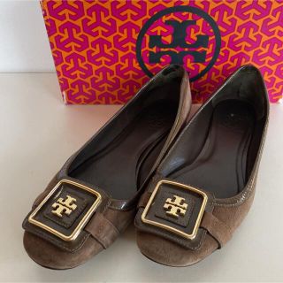 トリーバーチ(Tory Burch)の美品　トリーバーチ　パンプス　ブラウン(ハイヒール/パンプス)