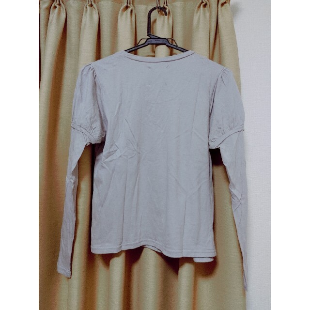 CgraphのマトンスリーブプリントTシャツグレー レディースのトップス(Tシャツ(長袖/七分))の商品写真