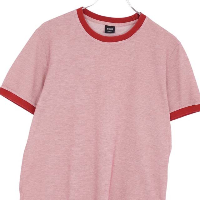 HUGO BOSS(ヒューゴボス)のヒューゴボス Tシャツ カットソー 鹿の子 コットン トップス メンズ M メンズのトップス(Tシャツ/カットソー(七分/長袖))の商品写真