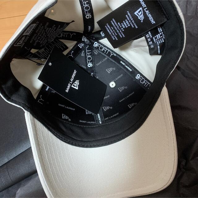 Saint Laurent - サンローラン NEWERA コラボ キャップ 日本未発売の