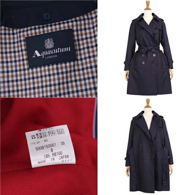 AQUA SCUTUM - アクアスキュータム LONDON トレンチコート AQUA SCUTUM - アクアスキュータム LONDON トレンチコート