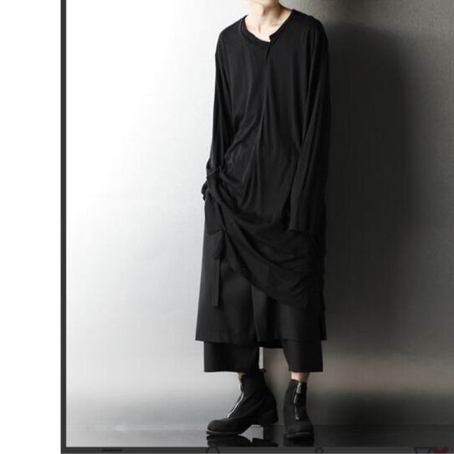 Yohji Yamamoto   ground y AWシーズンダブル カラーロング