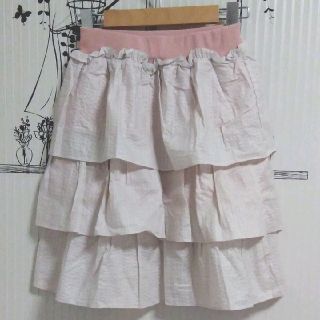 コムサイズム(COMME CA ISM)の♡150Ａ♡三段フリル♡スカート♡ボトムス♡ボトム♡コムサ♡春♡夏♡(スカート)