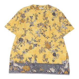 エトロ(ETRO)のエトロ Tシャツ カットソー ボタニカル 総柄 メンズ 半袖ショートスリーブ(Tシャツ/カットソー(七分/長袖))