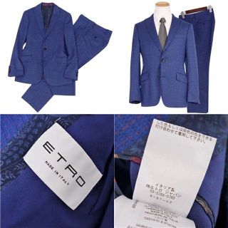 ETRO - エトロ スーツ セットアップ 総柄 テーラードジャケット