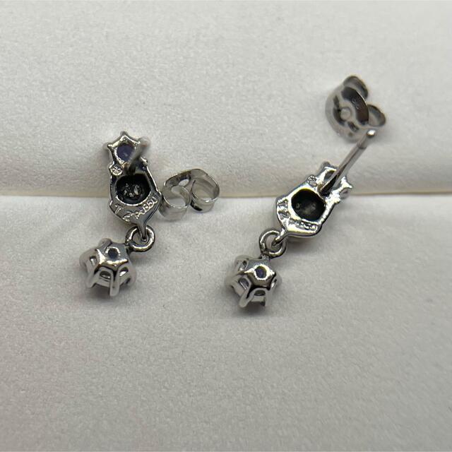 【美品】ジュエリーマキ pt850 タンザナイトピアス