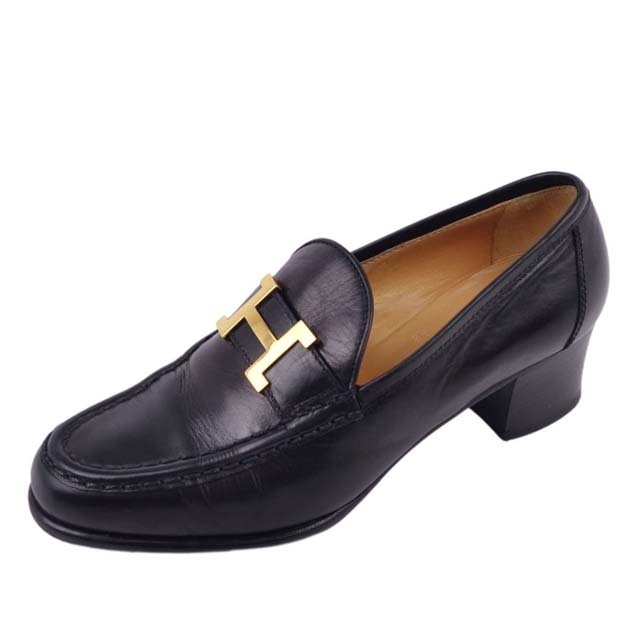 Hermes - エルメス パンプス ローファー コンスタンス Hロゴ レザー