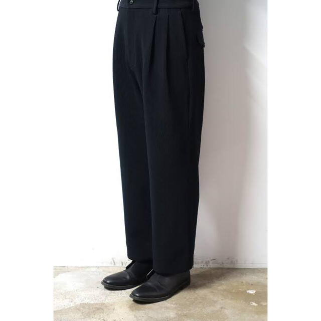 stein GRADATION PLEATS WIDE TROUSERS