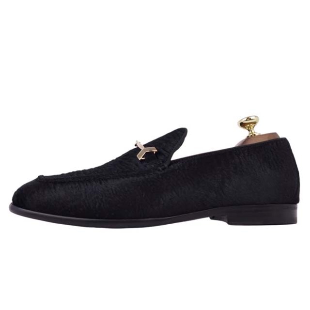 JIMMY CHOO - ジミーチュウ ローファー モカシン ハラコ シューズ 靴