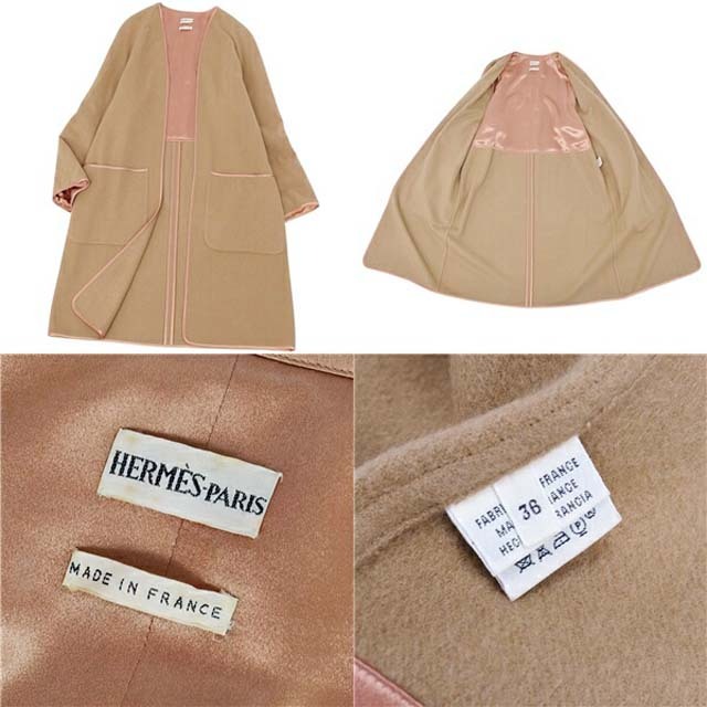 HERMES - エルメス コート 1998AW マルジェラ期 カシミヤ 100 HERMES - エルメス コート 1998AW マルジェラ期 カシミヤ 100