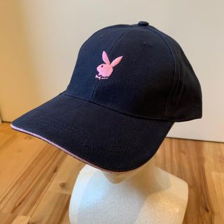 プレイボーイ(PLAYBOY)の新品未使用 PLAYBOY  プレイボーイ  キャップ 帽子  ネイビー×ピンク(キャップ)