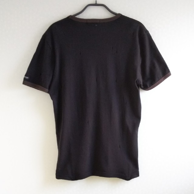 BURBERRY BLACK LABEL(バーバリーブラックレーベル)の◆51 当時物 レア Burberry BLACK LABEL ビートルズ 黒 メンズのトップス(Tシャツ/カットソー(半袖/袖なし))の商品写真