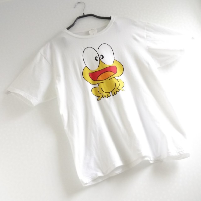 ◆49 当時物 レア 90s ぴょん吉 ど根性ガエル Tシャツ カットソー 白