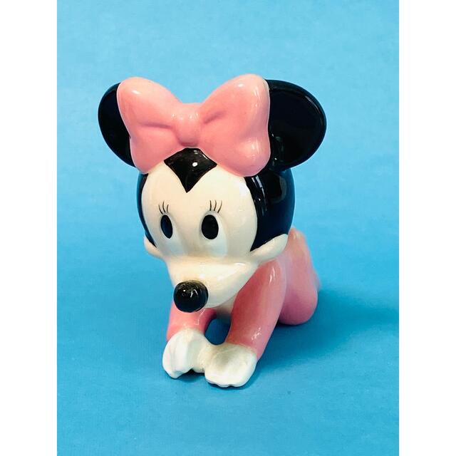 【 美品 】Disney 陶器製 ミッキー・ミニー & ベビーミッキー・ミニー