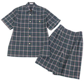 バーバリー(BURBERRY)のバーバリー セットアップ シャツ ブラウス キュロット レディース チェック(スーツ)