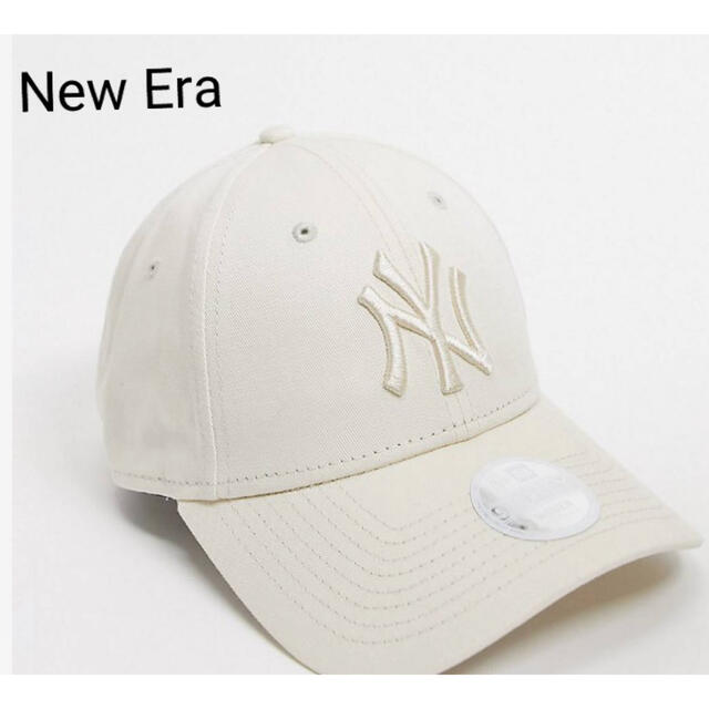 NEW ERA(ニューエラー)のニューエラ キャップ NY＊オフホワイト レディースの帽子(キャップ)の商品写真