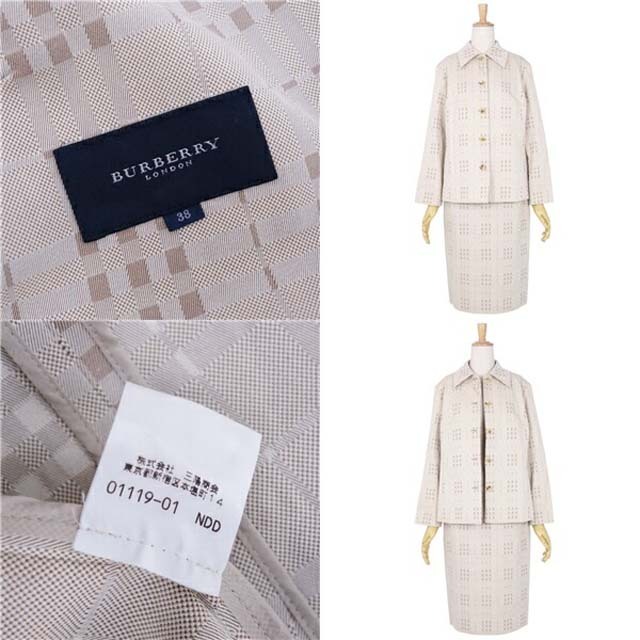 販売ショップ BURBERRY LONDONバーバリーロンドン レーヨンリネン