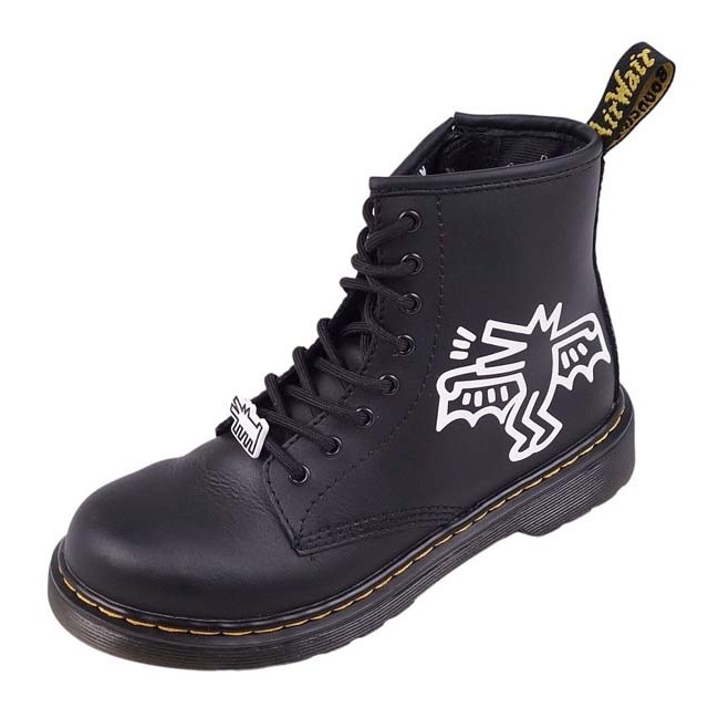 Dr.Martens(ドクターマーチン)のドクターマーチン ブーツ 1460 8ホール キースヘリング レザー ボーイズ キッズ/ベビー/マタニティのキッズ靴/シューズ(15cm~)(ブーツ)の商品写真