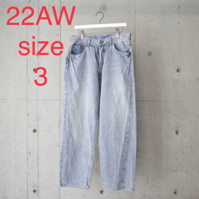 限定販売】 COMOLI - i コモリ 22AW 5P ブリーチデニムの通販 コモリ