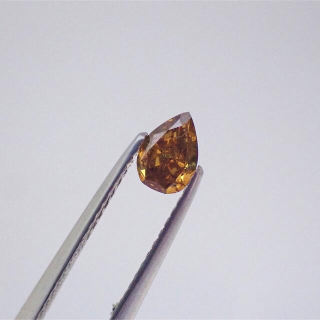 0.375ct ファンシー オレンジ ダイヤモンド ルース 裸石 天然 | www