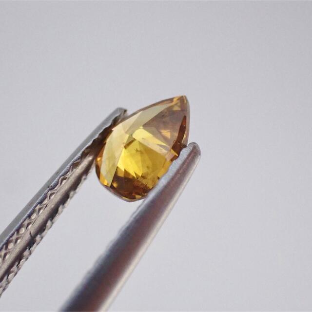 0.375ct ファンシー オレンジ ダイヤモンド ルース 裸石 天然 | www
