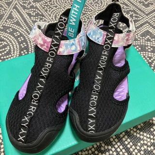 ロキシー(Roxy)の【美品】ROXY ロキシー　マリンシューズ　サンダル　メッシュ(サンダル)