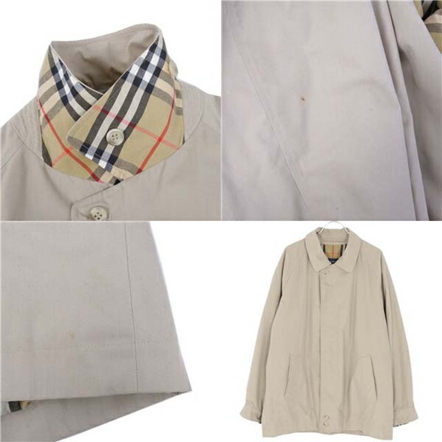 BURBERRY - バーバリー ジャケット 英国製 ブルゾン コットン 中 BURBERRY - バーバリー ジャケット 英国製 ブルゾン コットン 中
