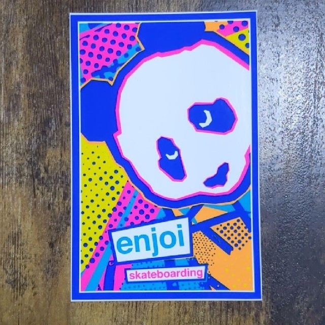 enjoi(エンジョイ)の(縦12.6cm横8.3cm)ENJOI エンジョイ　ステッカー スポーツ/アウトドアのスポーツ/アウトドア その他(スケートボード)の商品写真